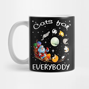 Cats For Everybody Christmas Cute Cat Lover Mug